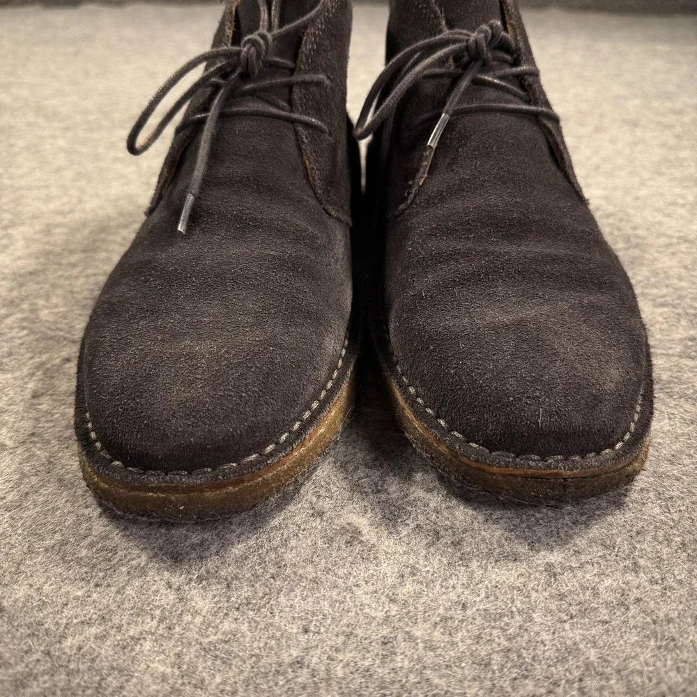 Polo Ralph Lauren Chukka Boots Mens‎ 10.5D Gray Suede Crepe Sole Lace Up Casual